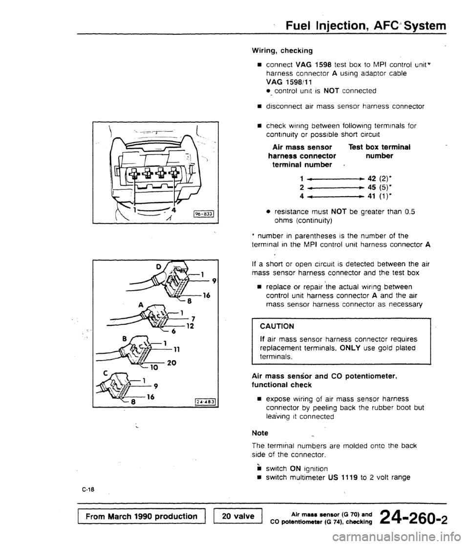 AUDI 80 90 COUPE 1988  Service Repair Manual 