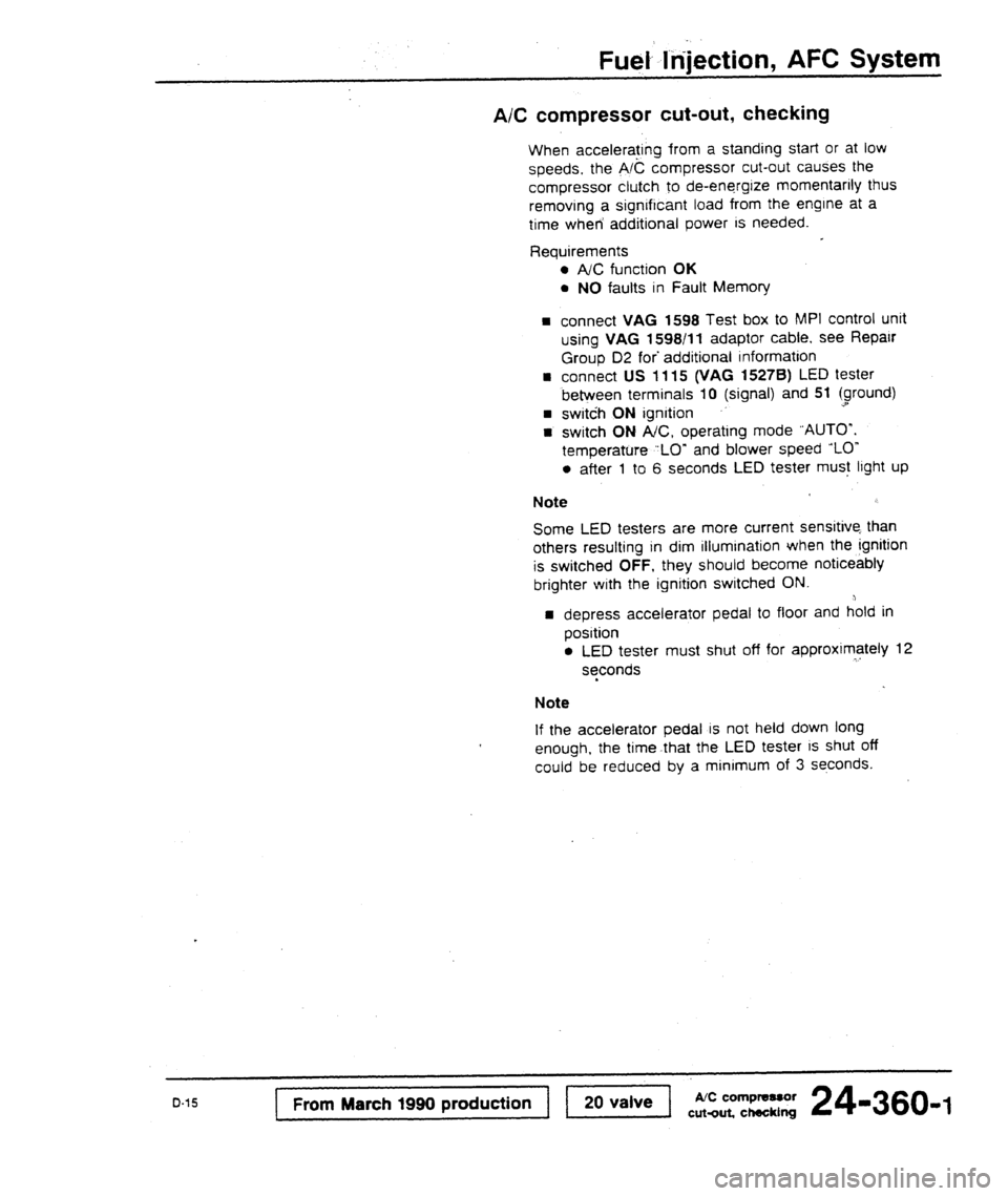 AUDI 80 90 COUPE 1988  Service Repair Manual 