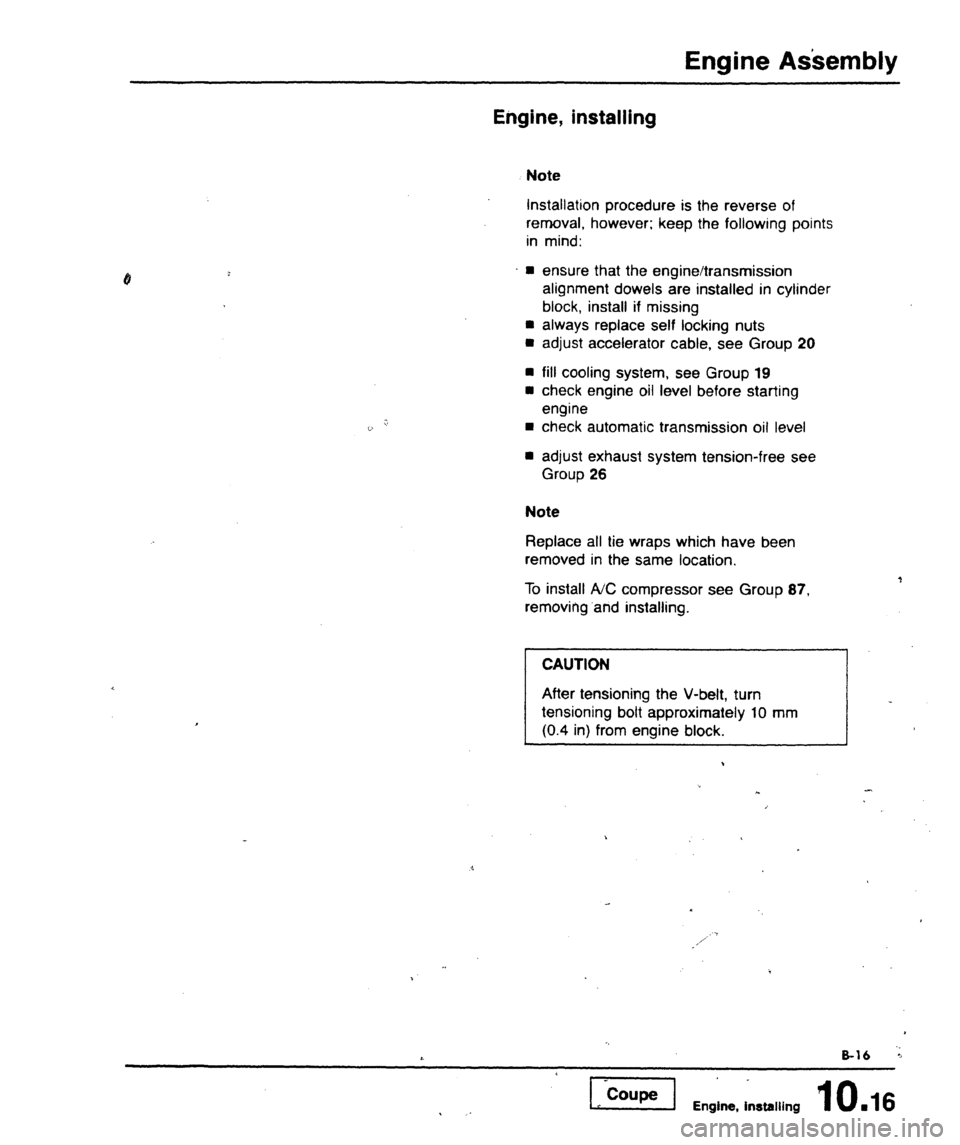 AUDI 80 90 COUPE 1988  Service Workshop Manual 