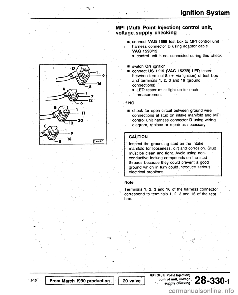 AUDI 80 90 COUPE 1988  Service Repair Manual 