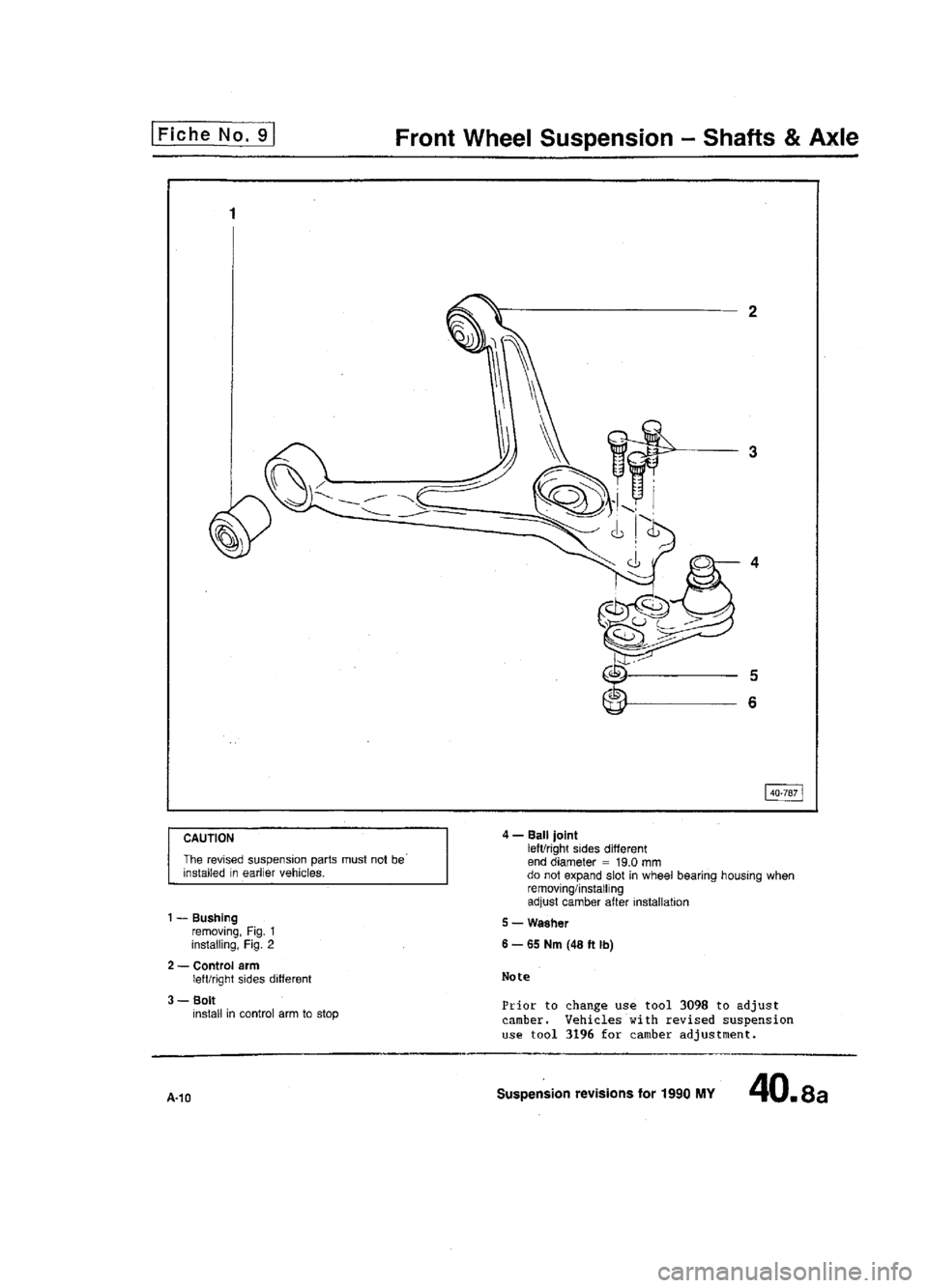 AUDI 80 90 COUPE 1988  Service Repair Manual 