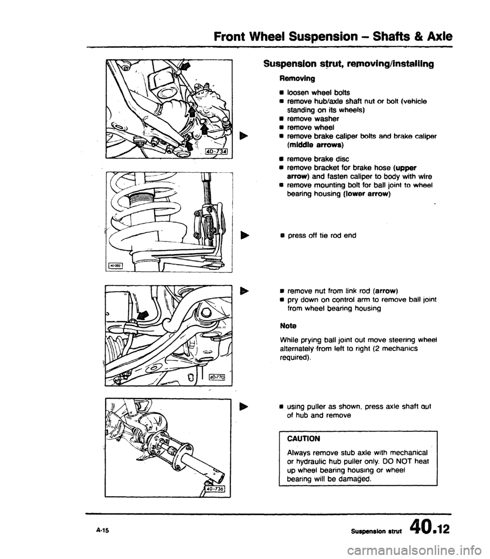 AUDI 80 90 COUPE 1988  Service Repair Manual 