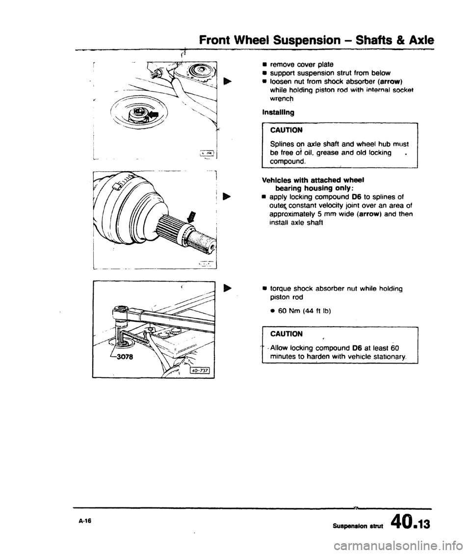 AUDI 80 90 COUPE 1988  Service Repair Manual 