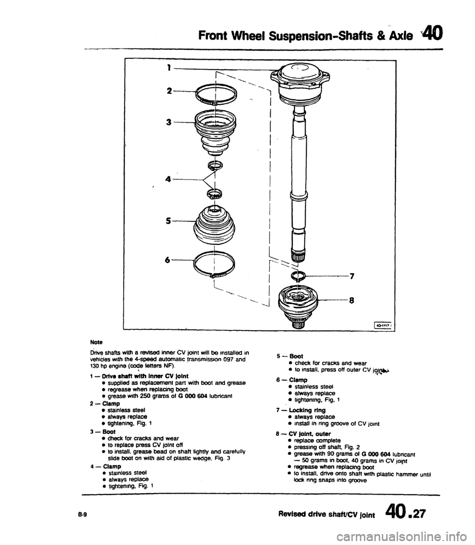 AUDI 80 90 COUPE 1988 Service Repair Manual AUDI 80 90 COUPE 1988 Service Repair Manual