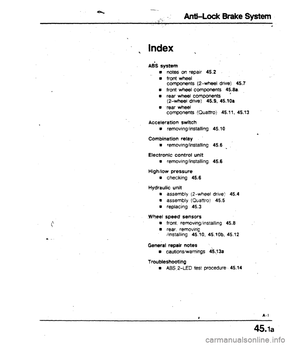 AUDI 80 90 COUPE 1988 Service Repair Manual AUDI 80 90 COUPE 1988 Service Repair Manual