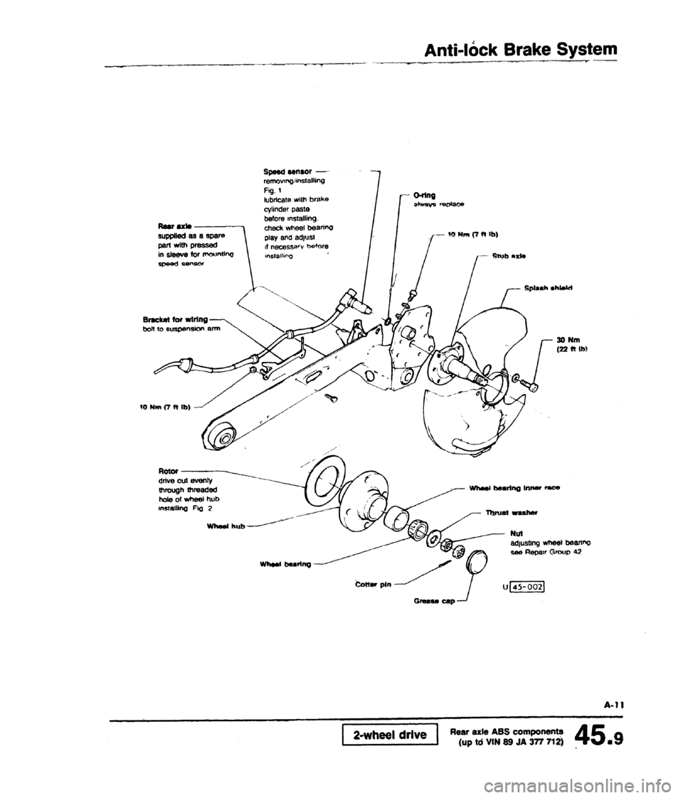 AUDI 80 90 COUPE 1988  Service Repair Manual 