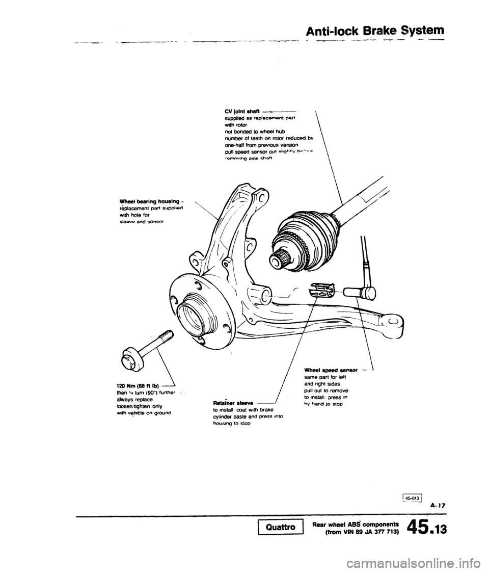 AUDI 80 90 COUPE 1988  Service Repair Manual 