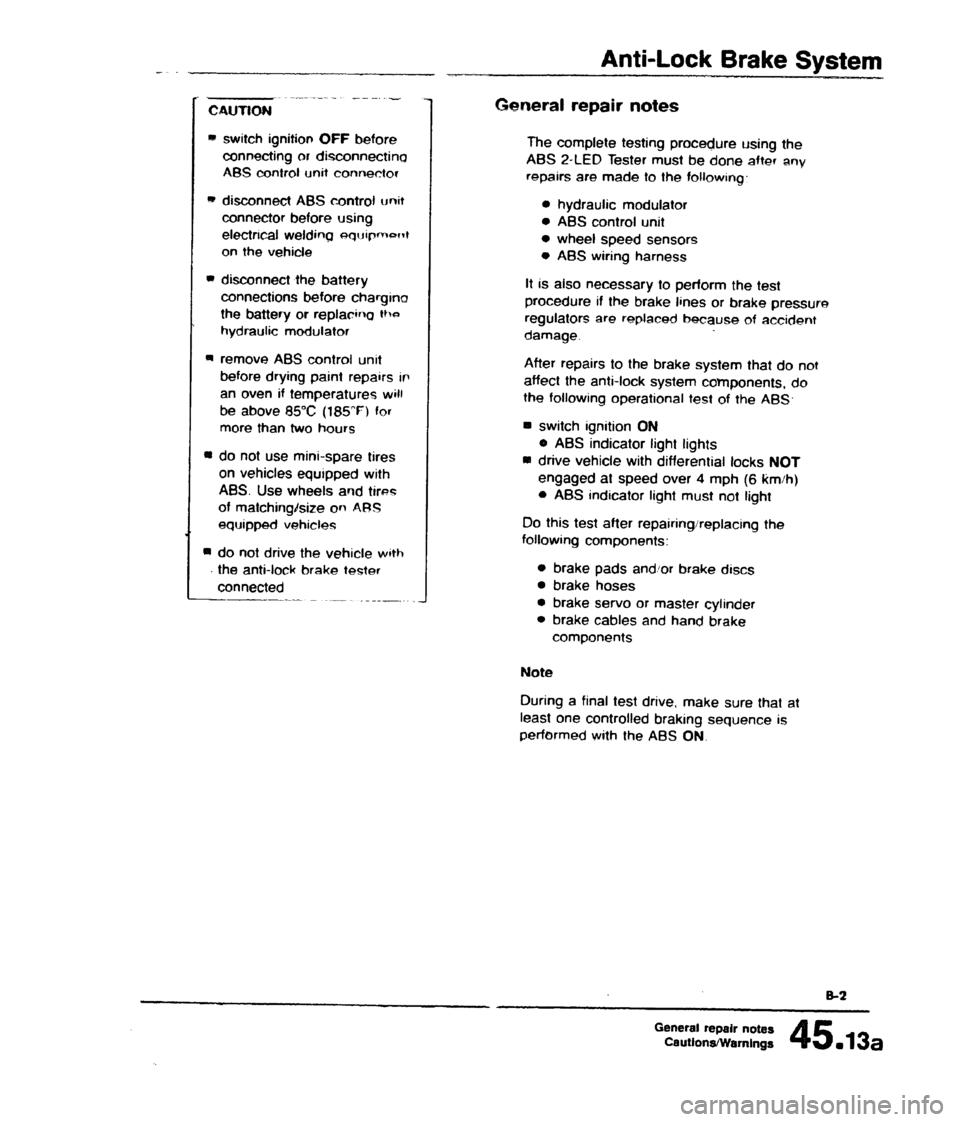 AUDI 80 90 COUPE 1988  Service Repair Manual 