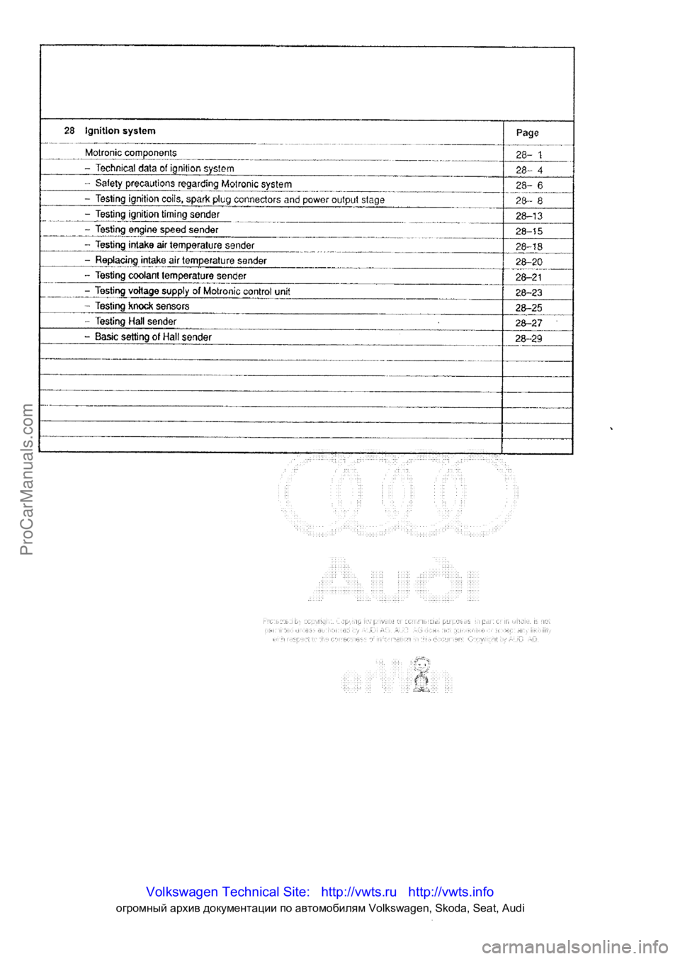 AUDI 80 1992 Workshop Manual
Volkswagen Technical Site: http://vwts.ru http://vwts.info
огромный архив документации по автомобилям Volkswagen, Skoda, Seat, Audi
ProCarManual AUDI 80 1992 Workshop Manual
Volkswagen Technical Site: http://vwts.ru http://vwts.info
огромный архив документации по автомобилям Volkswagen, Skoda, Seat, Audi
ProCarManual