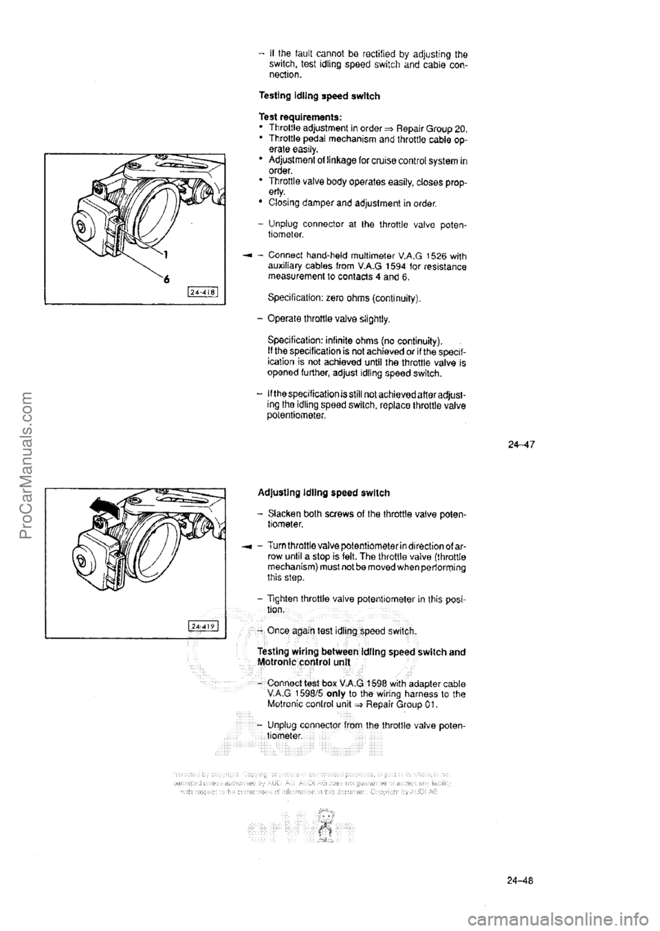 AUDI 80 1992 Manual PDF ProCarManuals.com AUDI 80 1992 Manual PDF ProCarManuals.com