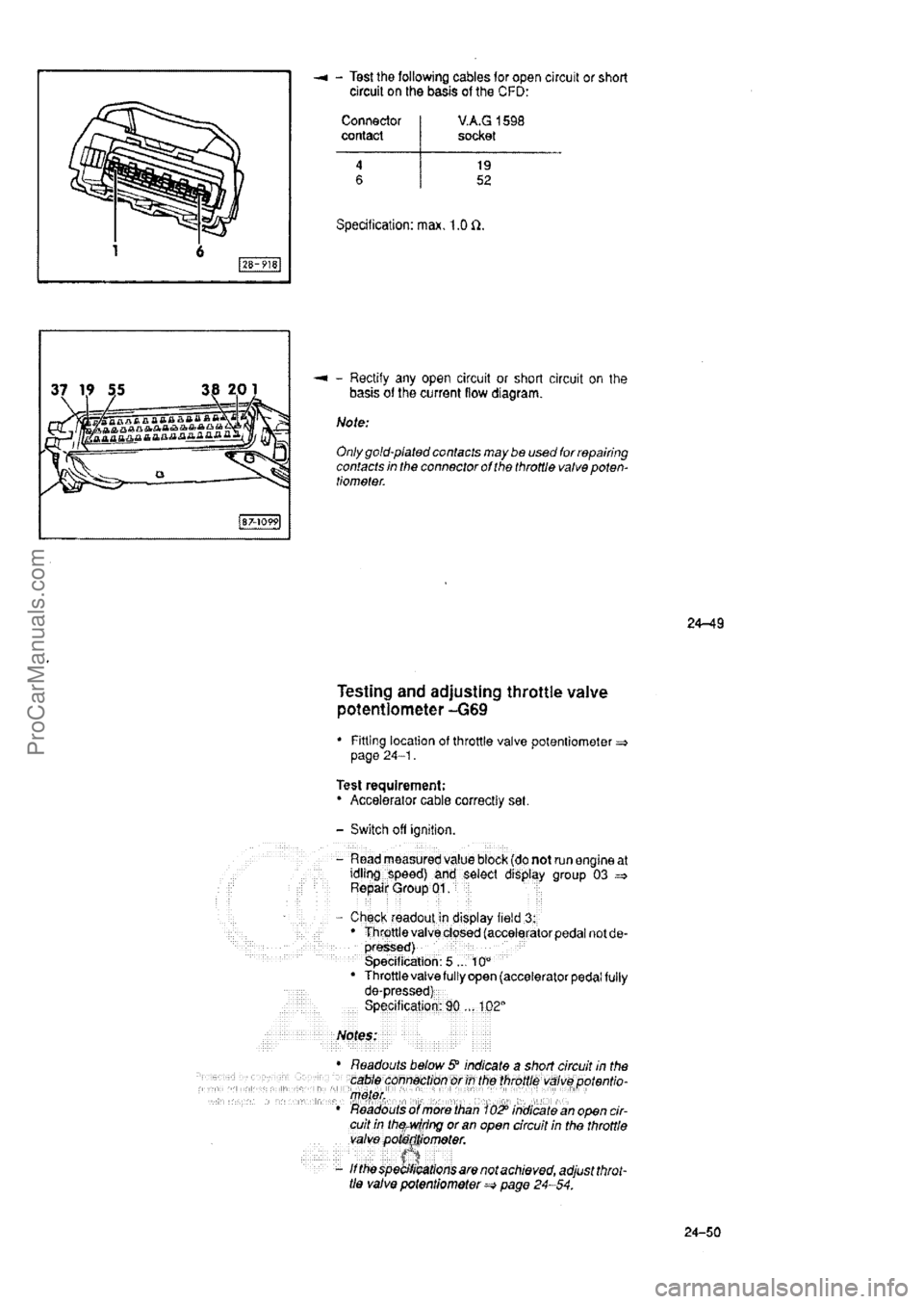 AUDI 80 1992 Manual PDF ProCarManuals.com AUDI 80 1992 Manual PDF ProCarManuals.com