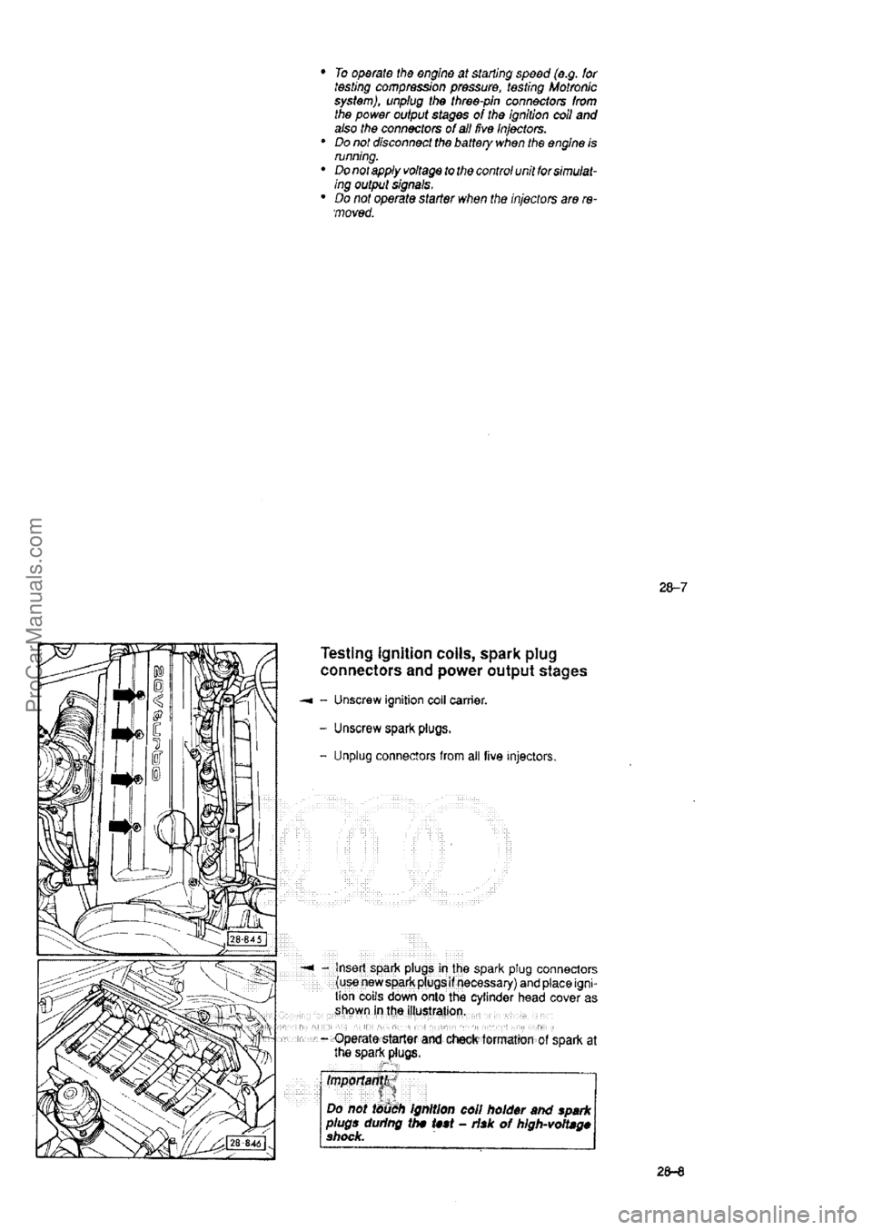 AUDI 80 1992 Owners Manual ProCarManuals.com AUDI 80 1992 Owners Manual ProCarManuals.com