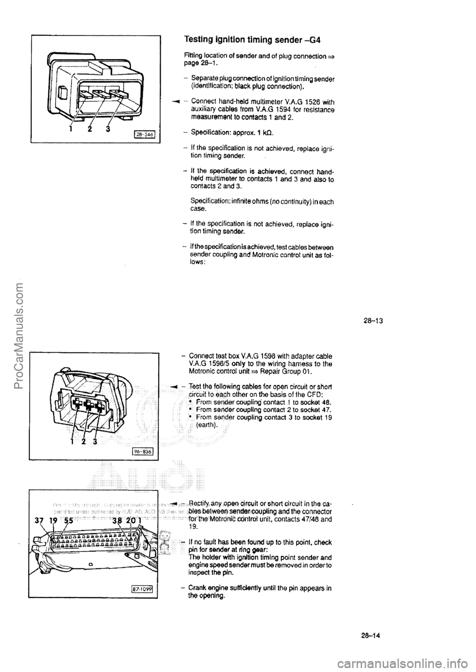 AUDI 80 1992 Owners Manual ProCarManuals.com AUDI 80 1992 Owners Manual ProCarManuals.com