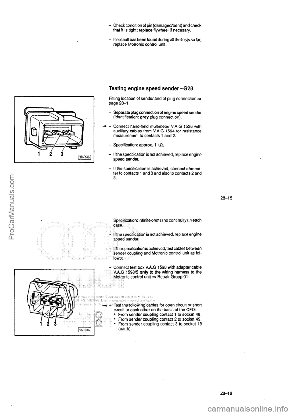 AUDI 80 1992 Owners Manual ProCarManuals.com AUDI 80 1992 Owners Manual ProCarManuals.com