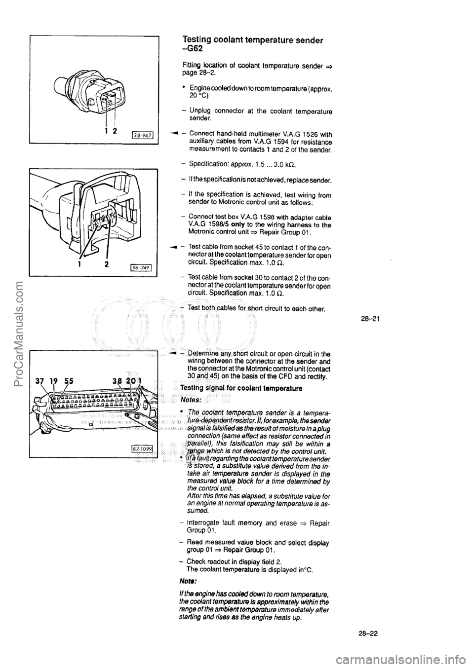 AUDI 80 1992 Owners Manual ProCarManuals.com AUDI 80 1992 Owners Manual ProCarManuals.com
