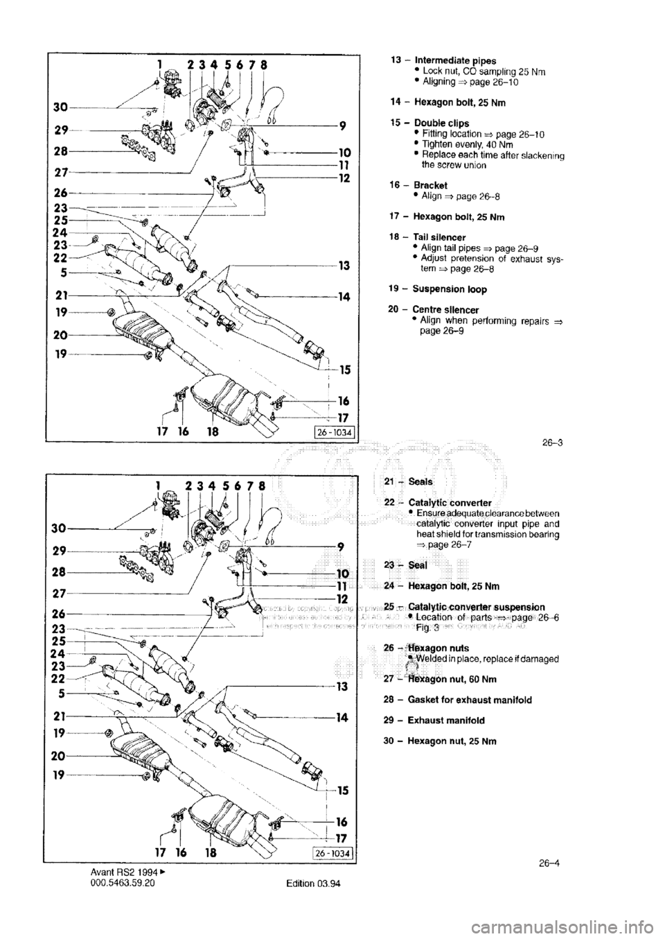 AUDI RS2 1994 Service Manual 