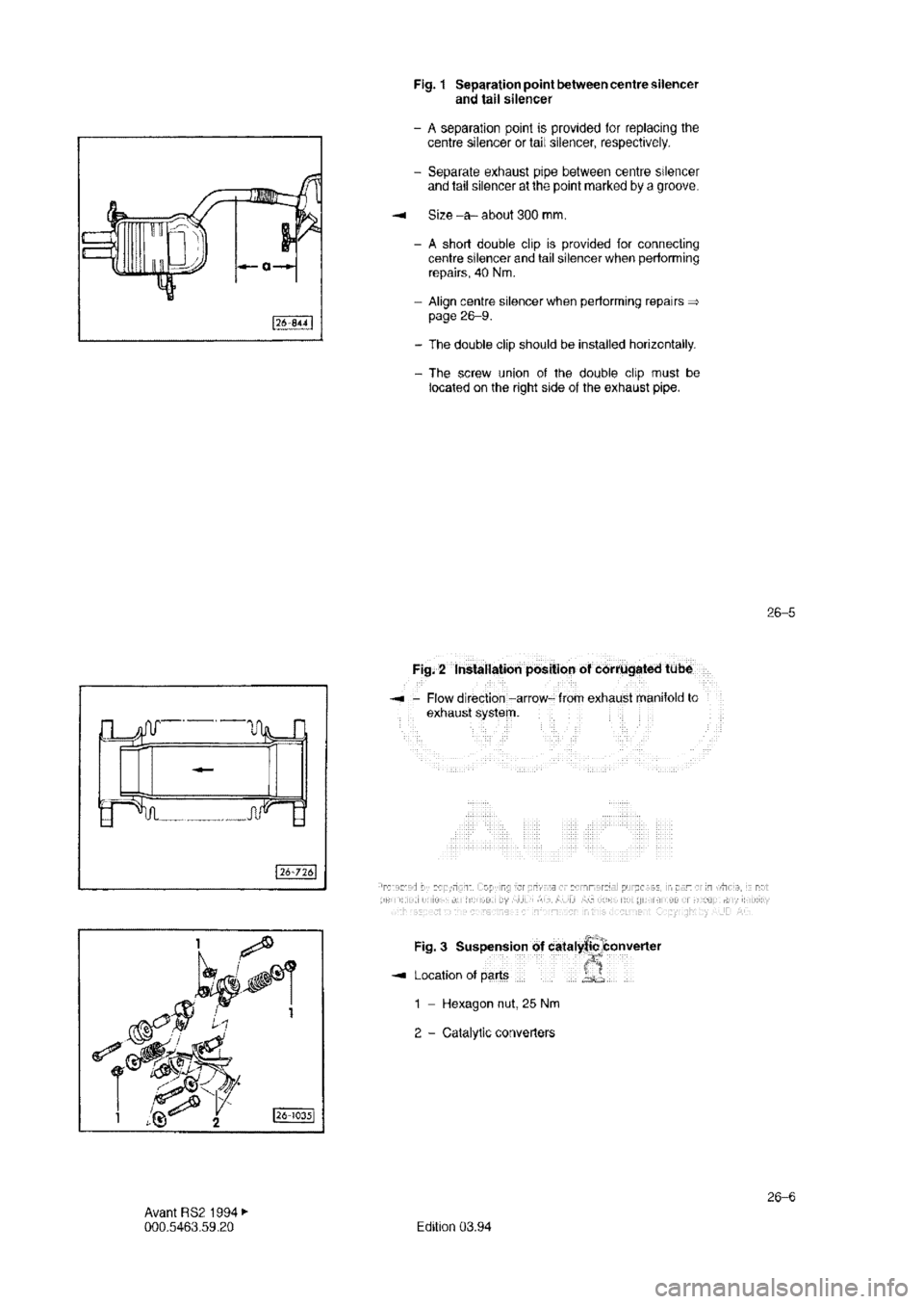 AUDI RS2 1994 Service Manual 