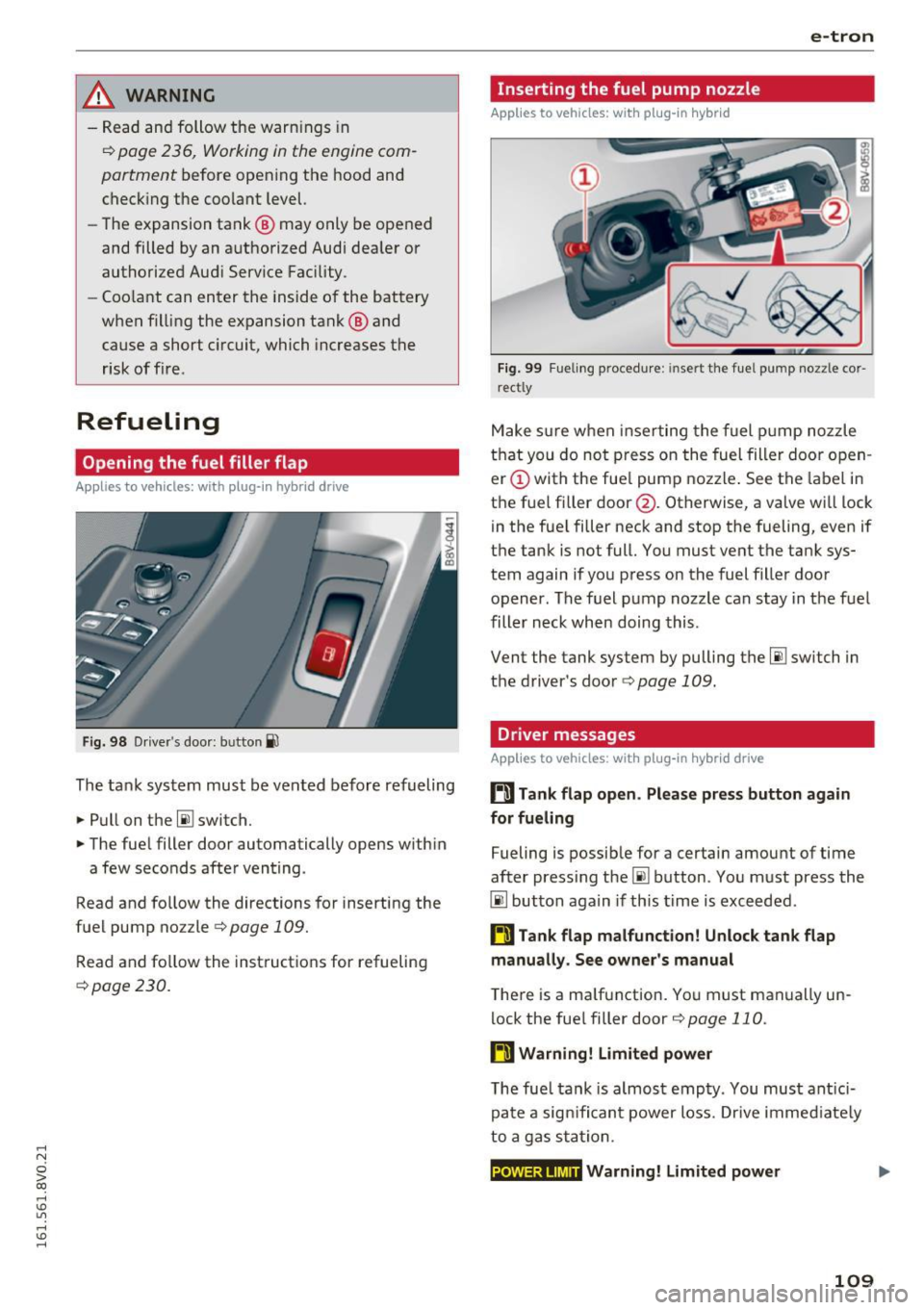 AUDI S3 2016 Owners Manual ,....,
N
0 > CX) ,....,
I.Cl U"I ,....,
I.Cl ,....,
,&_ WARNING
-Read and follow t he warn ings in
¢ page 236, Working in the engine com
partment
before open ing the hood and AUDI S3 2016 Owners Manual ,....,
N
0 > CX) ,....,
I.Cl U"I ,....,
I.Cl ,....,
,&_ WARNING
-Read and follow t he warn ings in
¢ page 236, Working in the engine com
partment
before open ing the hood and