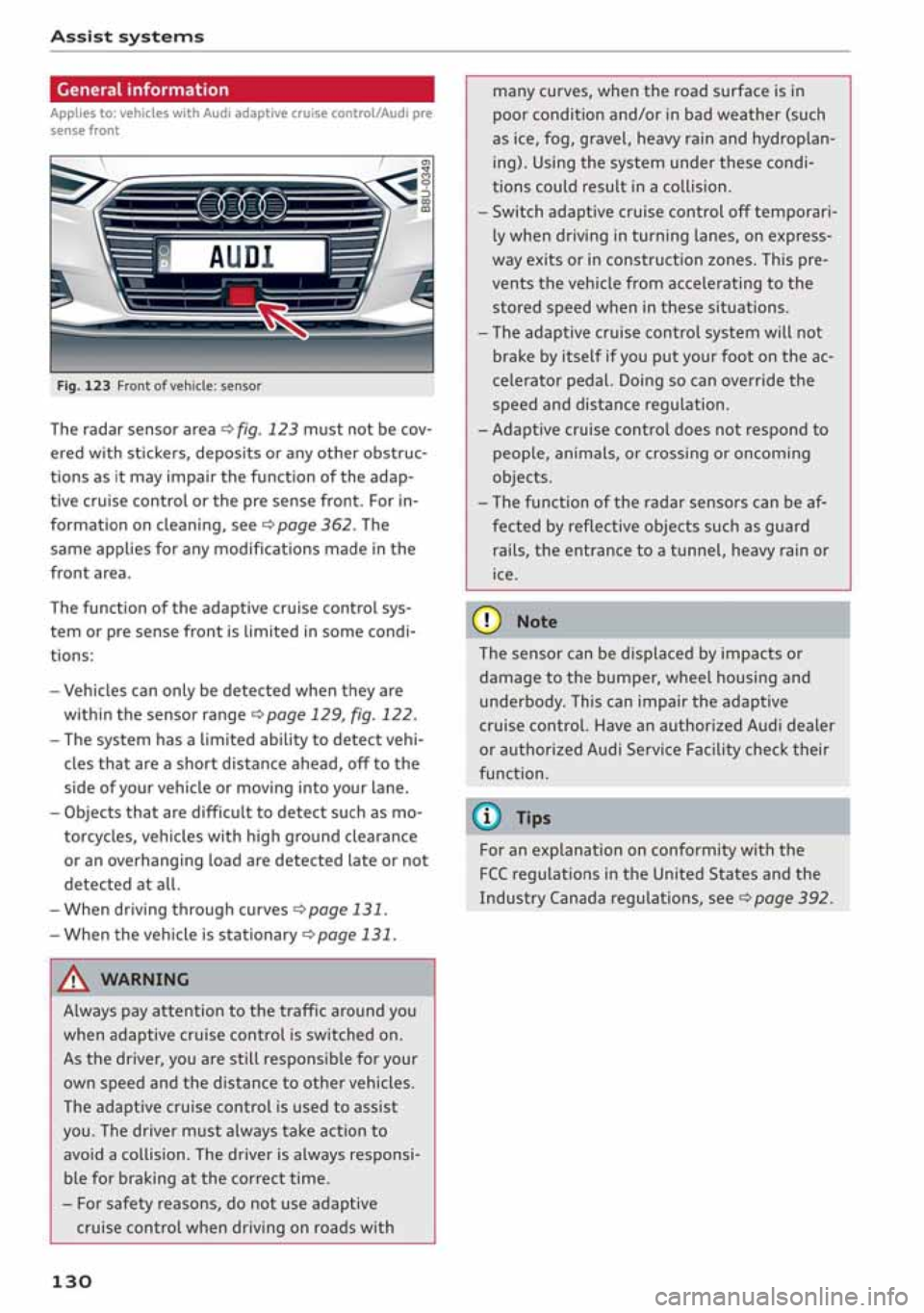 AUDI A3 SEDAN 2019  Owners Manual 