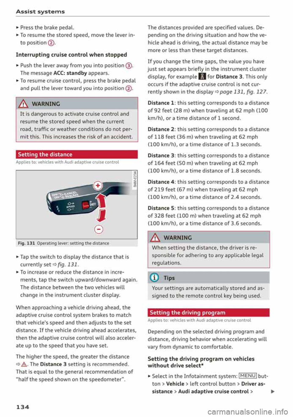 AUDI A3 SEDAN 2019  Owners Manual 
