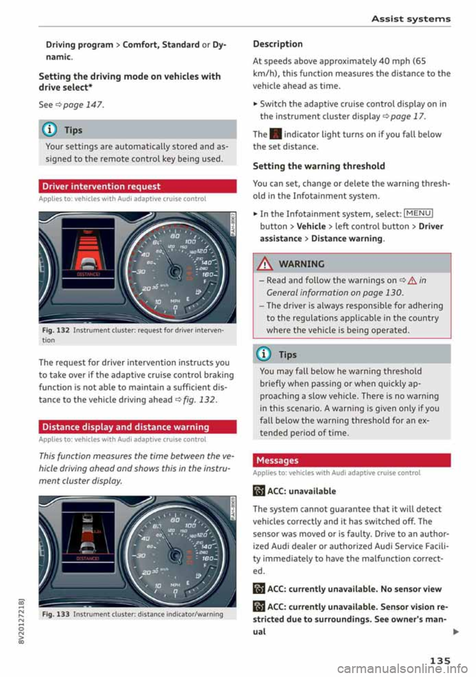 AUDI A3 SEDAN 2019  Owners Manual 