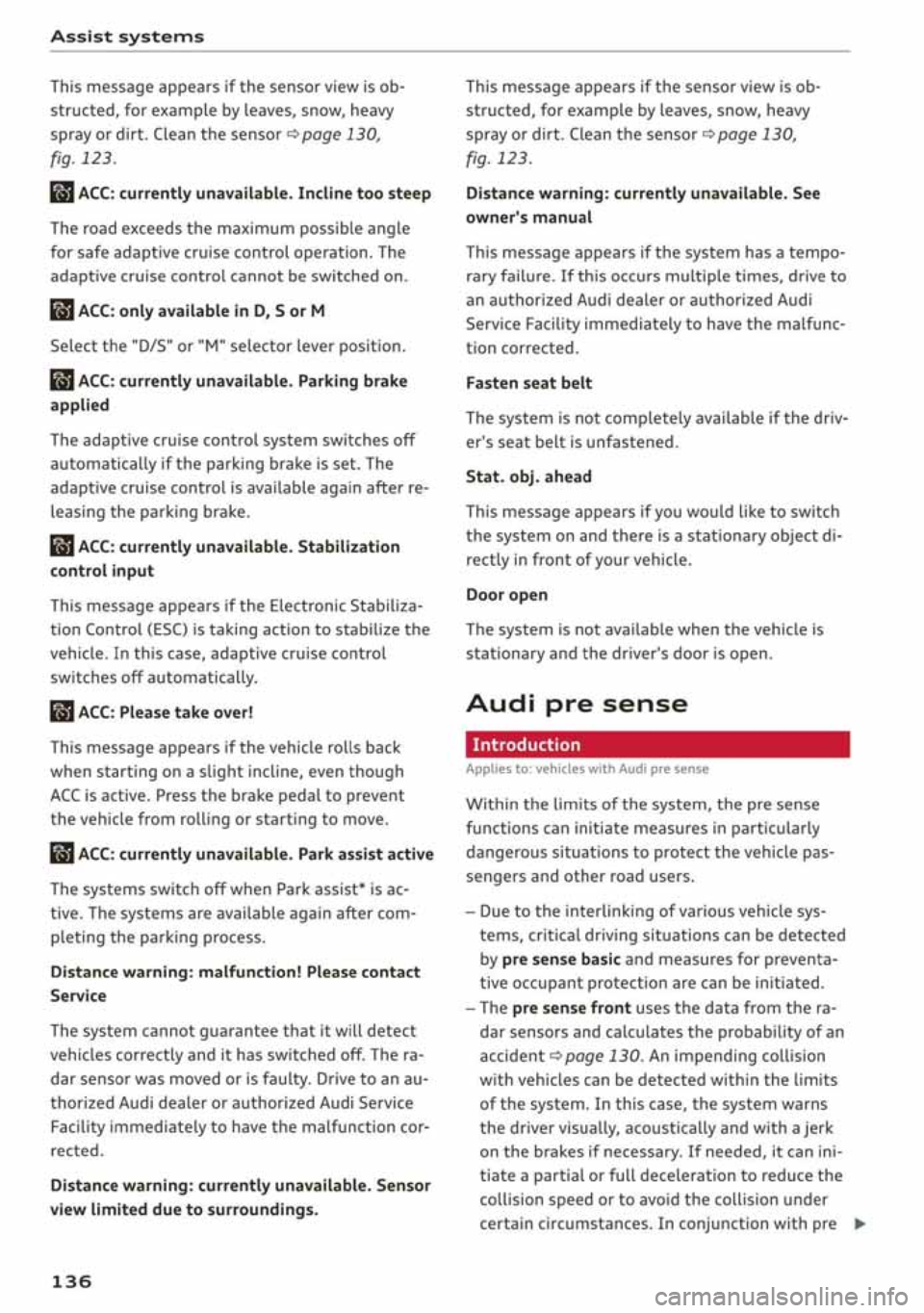AUDI A3 SEDAN 2019  Owners Manual 