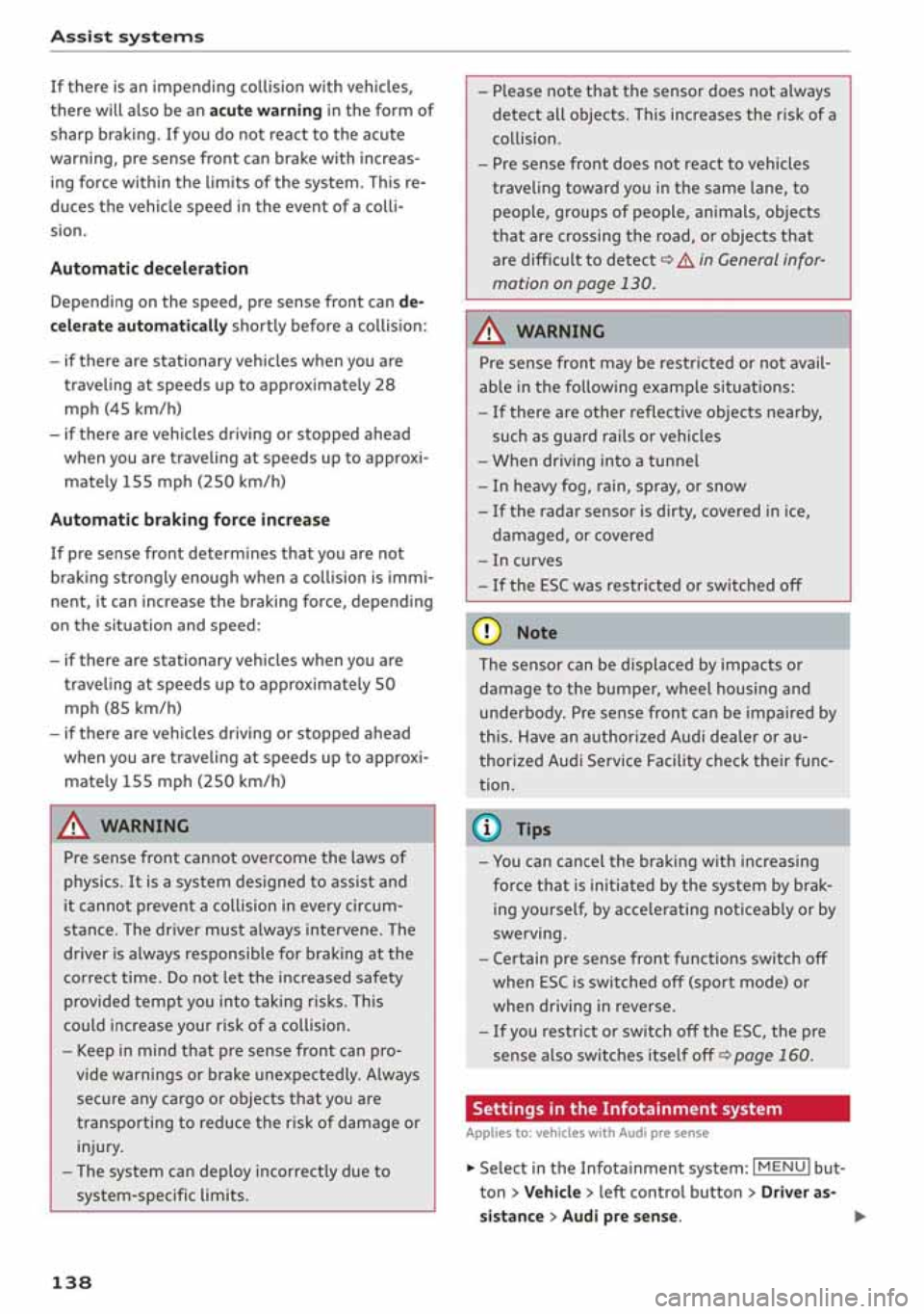 AUDI A3 SEDAN 2019  Owners Manual 