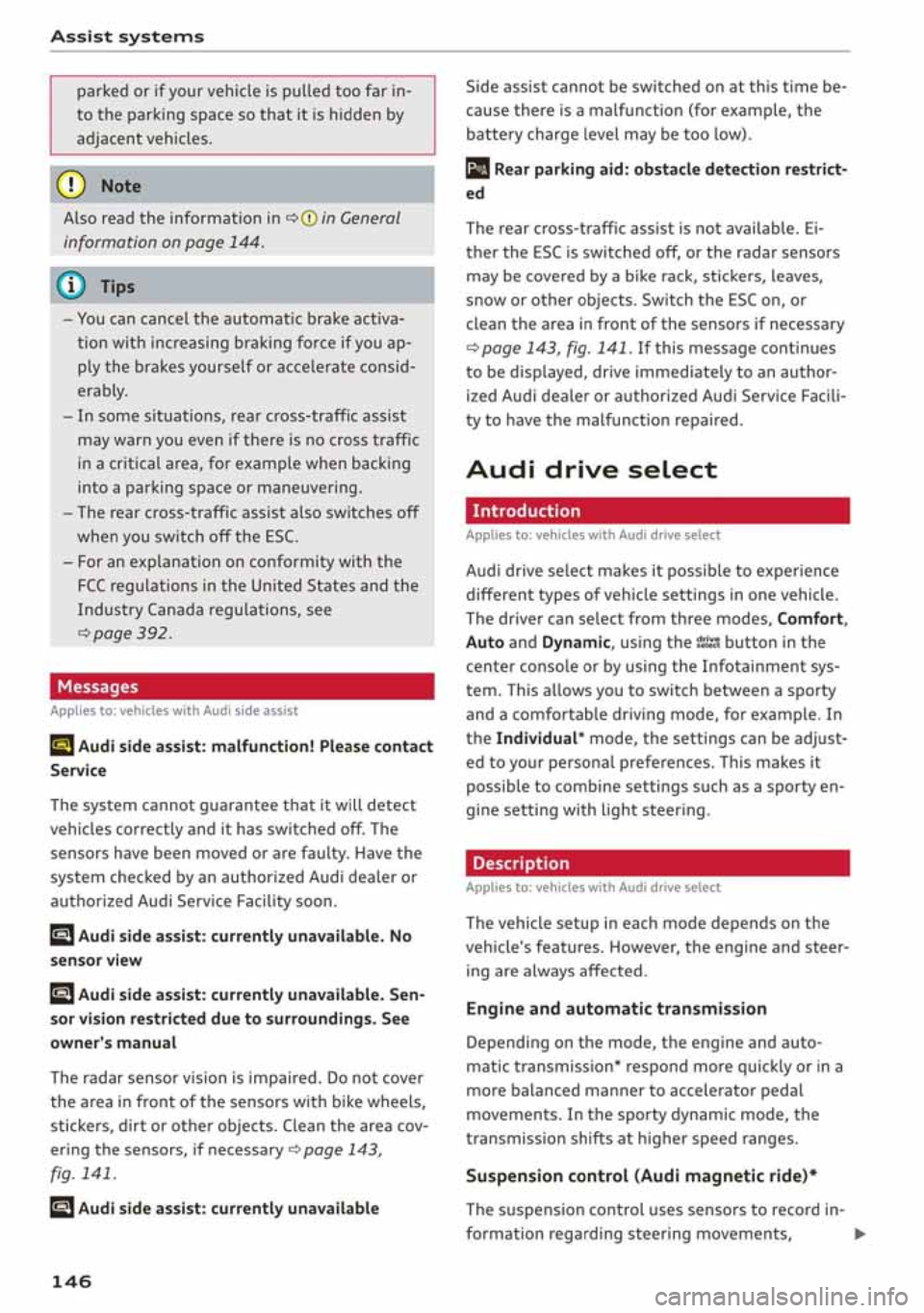 AUDI A3 SEDAN 2019 Owners Manual AUDI A3 SEDAN 2019 Owners Manual