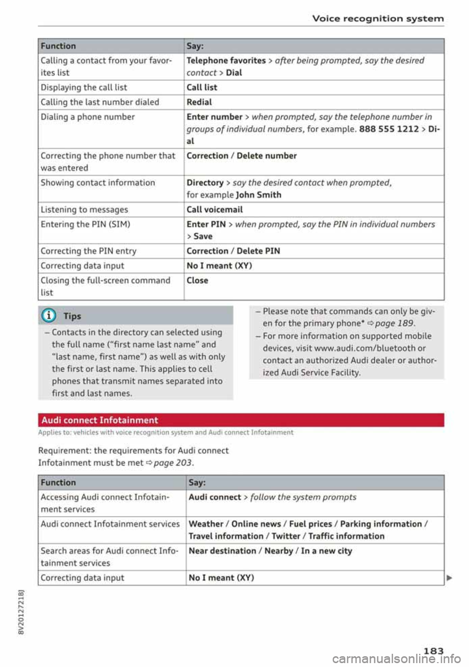 AUDI A3 SEDAN 2019  Owners Manual 