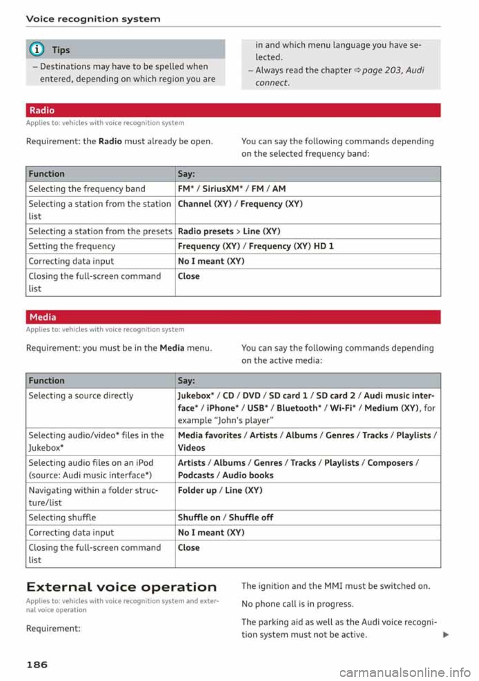 AUDI A3 SEDAN 2019  Owners Manual 