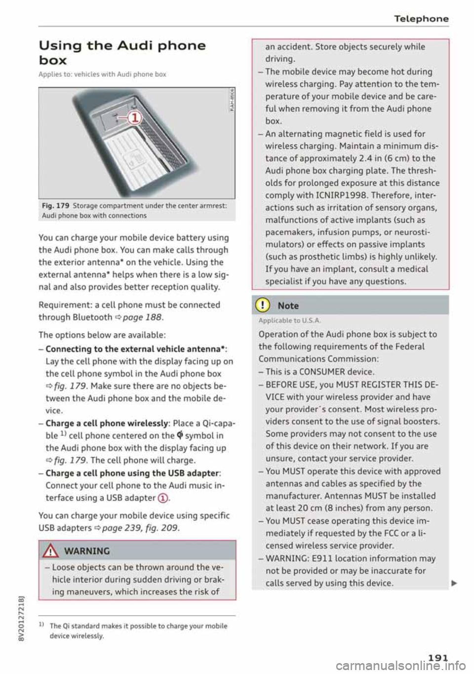 AUDI A3 SEDAN 2019  Owners Manual 