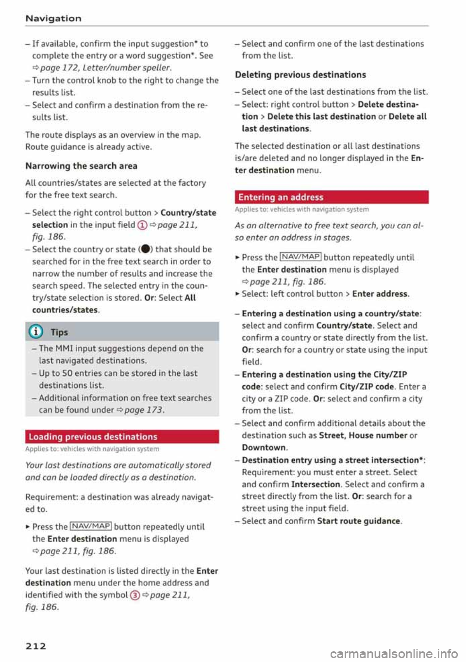 AUDI A3 SEDAN 2019  Owners Manual 