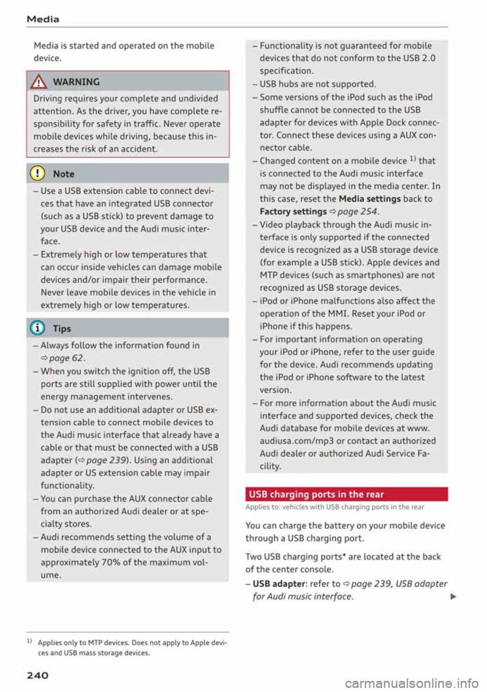 AUDI A3 SEDAN 2019  Owners Manual 