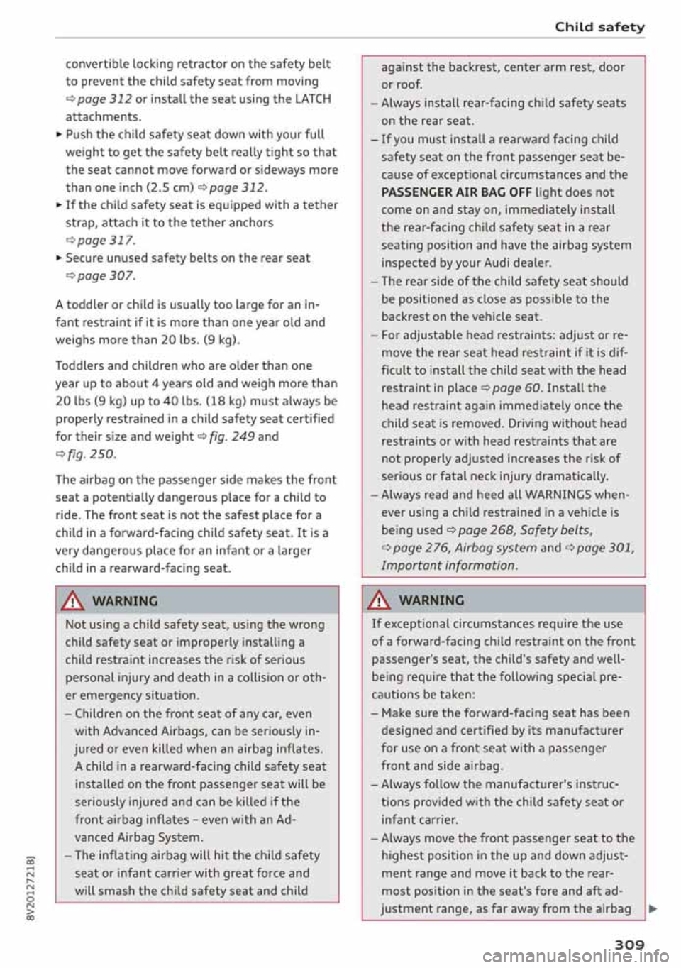 AUDI A3 SEDAN 2019 Owners Manual AUDI A3 SEDAN 2019 Owners Manual
