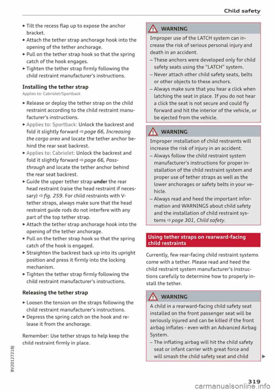 AUDI A3 SEDAN 2019  Owners Manual 