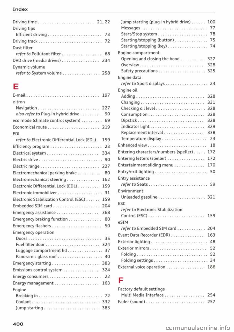 AUDI A3 SEDAN 2019  Owners Manual 