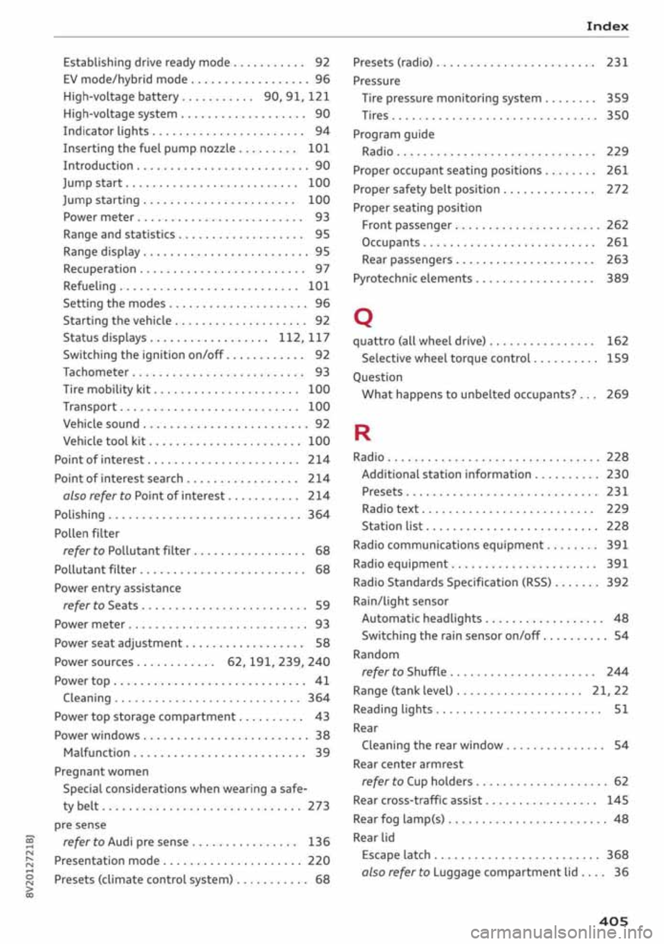 AUDI A3 SEDAN 2019  Owners Manual 
