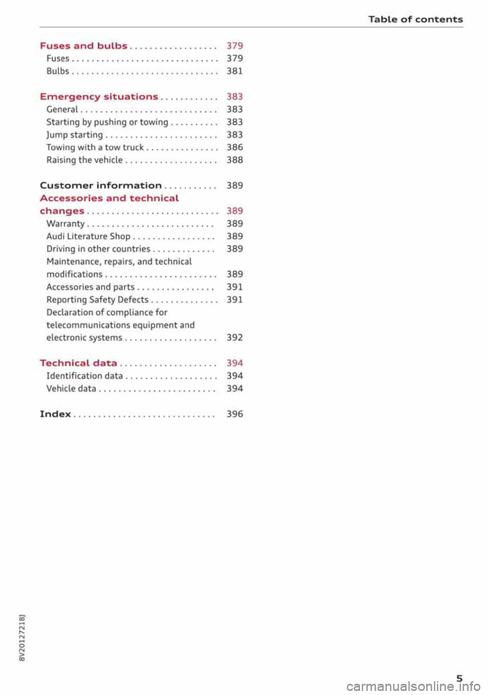 AUDI A3 SEDAN 2019 Owners Manual AUDI A3 SEDAN 2019 Owners Manual
