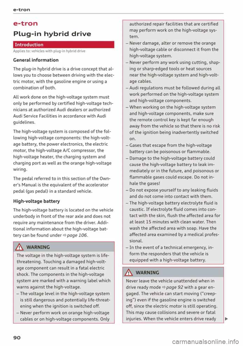 AUDI A3 SEDAN 2019  Owners Manual 