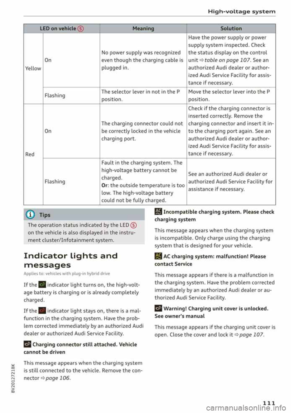 AUDI A3 SEDAN 2020 Owners Manual AUDI A3 SEDAN 2020 Owners Manual