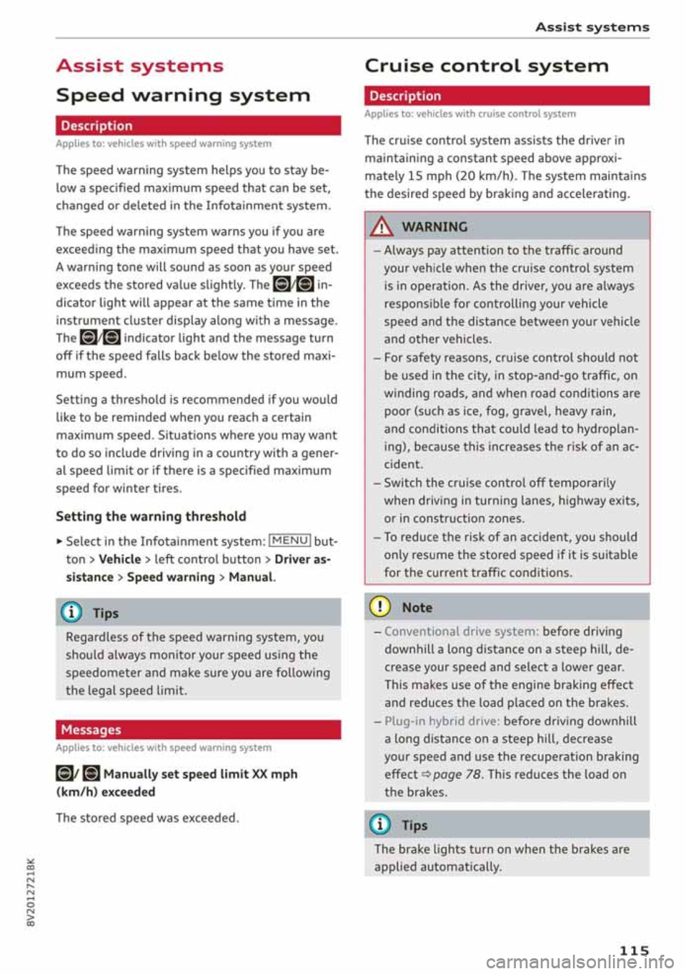 AUDI A3 SEDAN 2020 Owners Manual AUDI A3 SEDAN 2020 Owners Manual