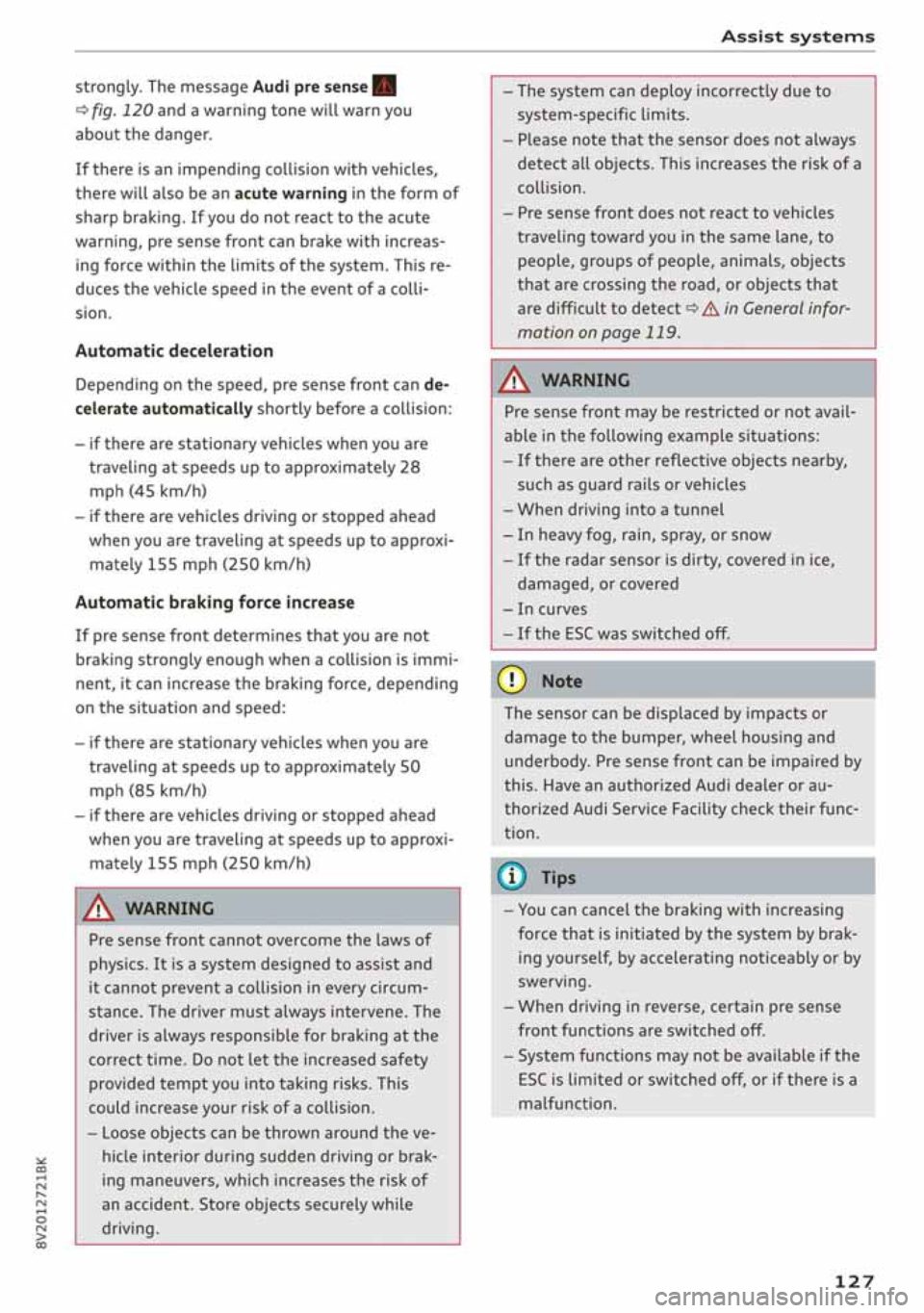 AUDI A3 SEDAN 2020 Owners Manual AUDI A3 SEDAN 2020 Owners Manual