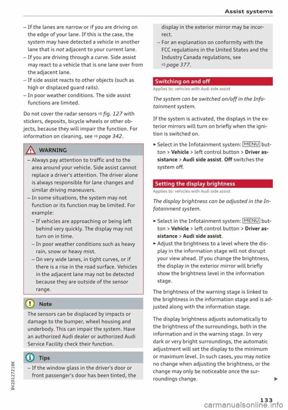 AUDI A3 SEDAN 2020 Owners Manual AUDI A3 SEDAN 2020 Owners Manual