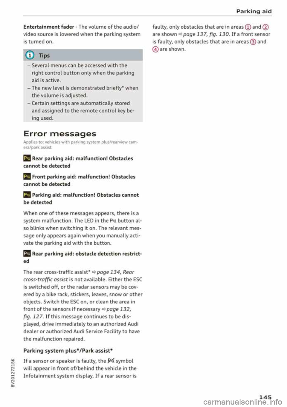 AUDI A3 SEDAN 2020 Owners Manual AUDI A3 SEDAN 2020 Owners Manual