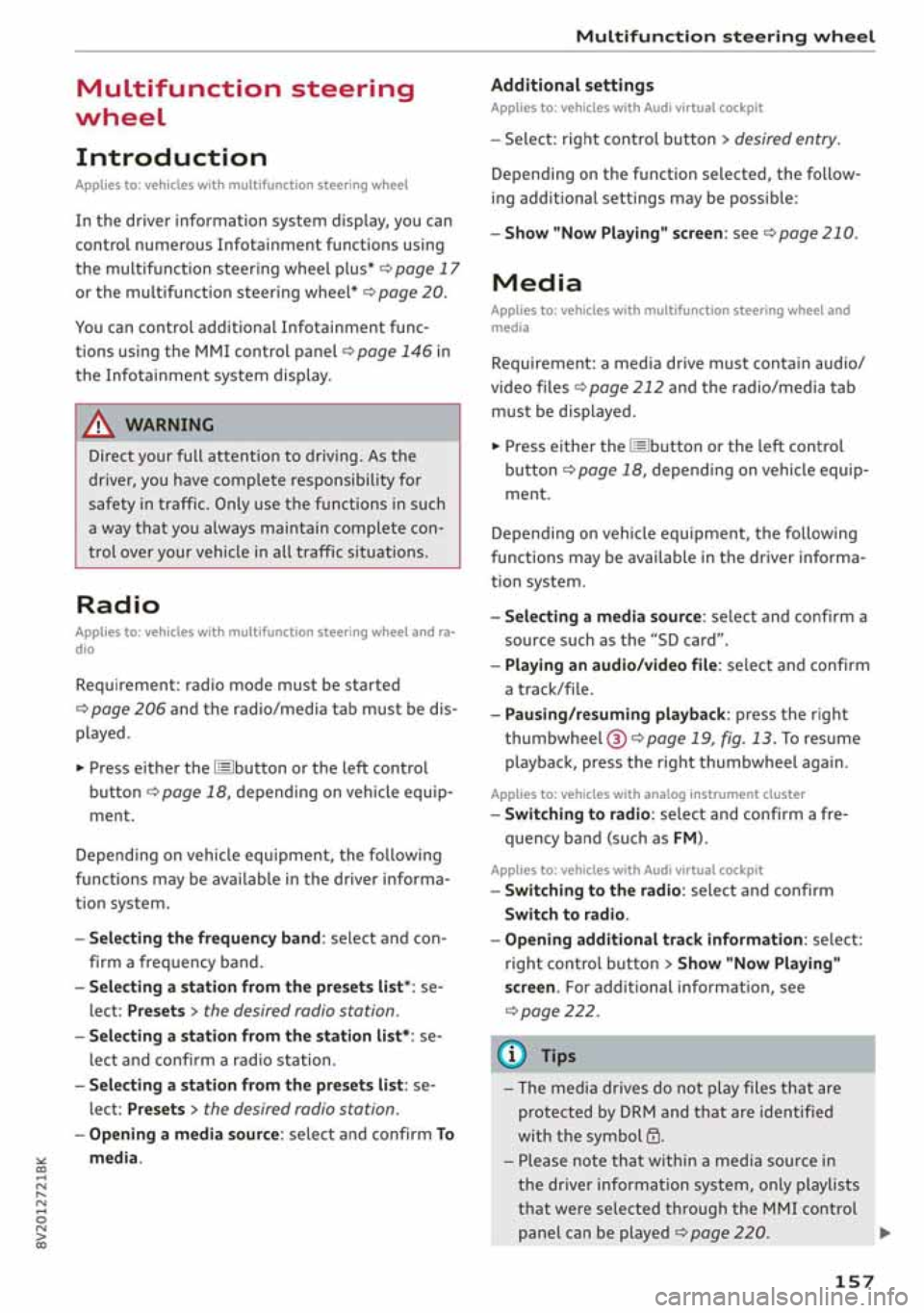 AUDI A3 SEDAN 2020 Owners Manual AUDI A3 SEDAN 2020 Owners Manual