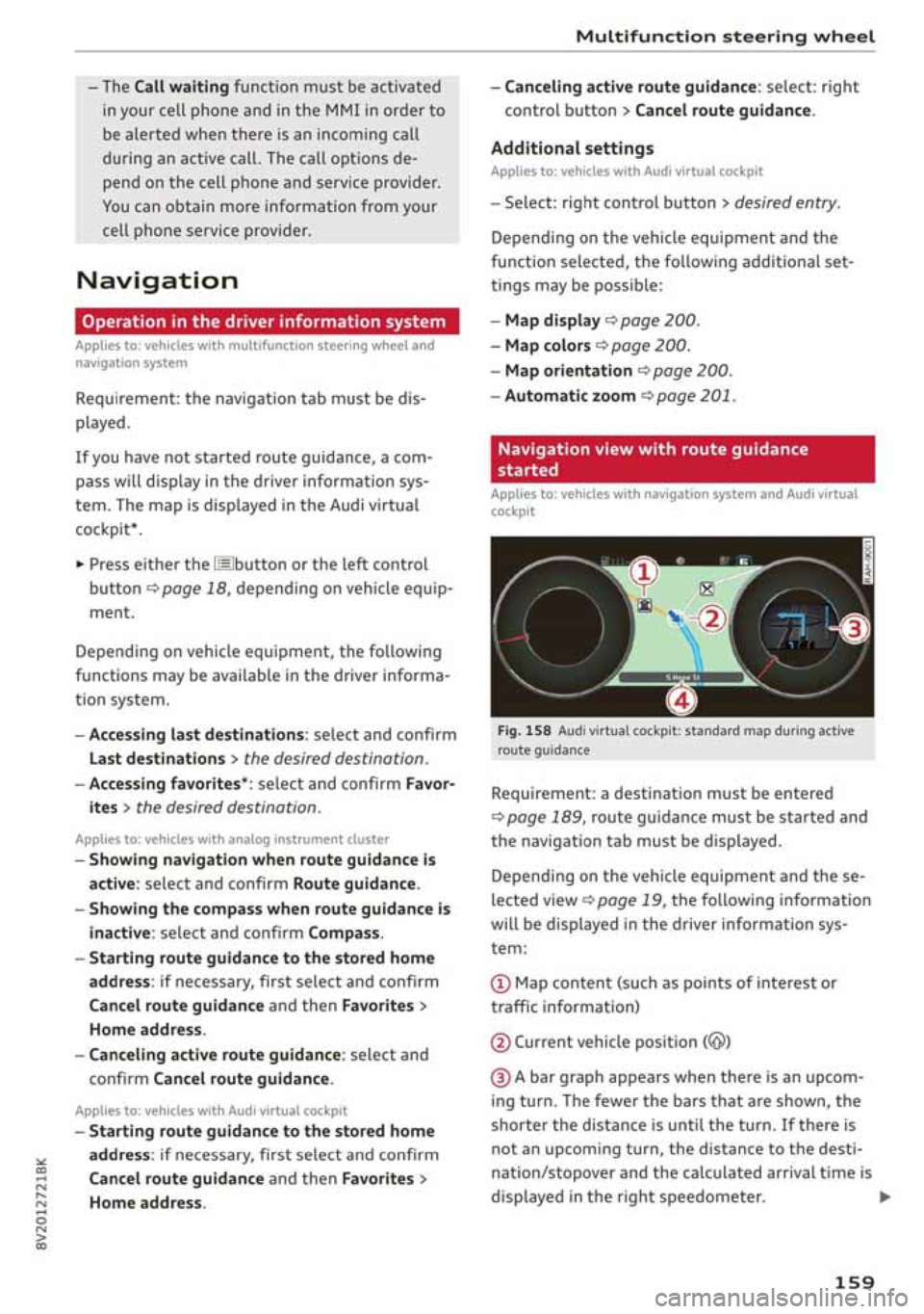 AUDI A3 SEDAN 2020 Owners Manual AUDI A3 SEDAN 2020 Owners Manual