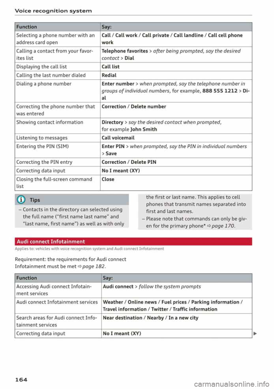 AUDI A3 SEDAN 2020 Owners Manual AUDI A3 SEDAN 2020 Owners Manual