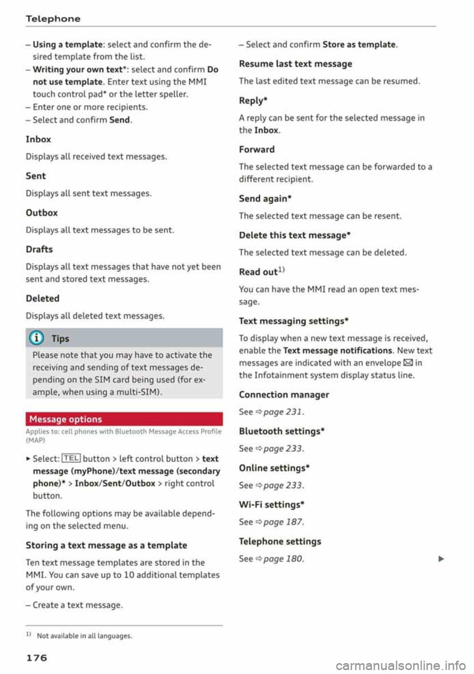 AUDI A3 SEDAN 2020 Owners Manual AUDI A3 SEDAN 2020 Owners Manual