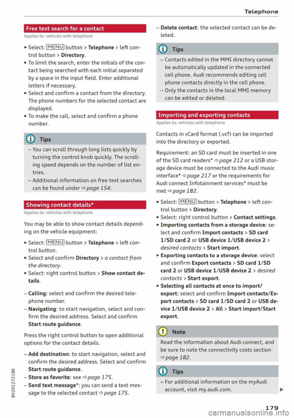 AUDI A3 SEDAN 2020 Owners Manual AUDI A3 SEDAN 2020 Owners Manual