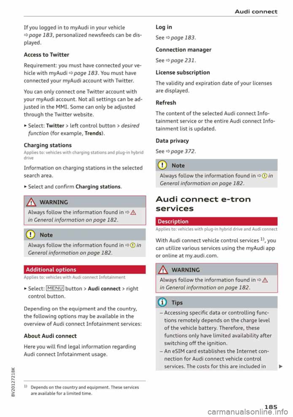 AUDI A3 SEDAN 2020 Owners Manual AUDI A3 SEDAN 2020 Owners Manual